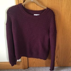 Aeropostale maroon sweater